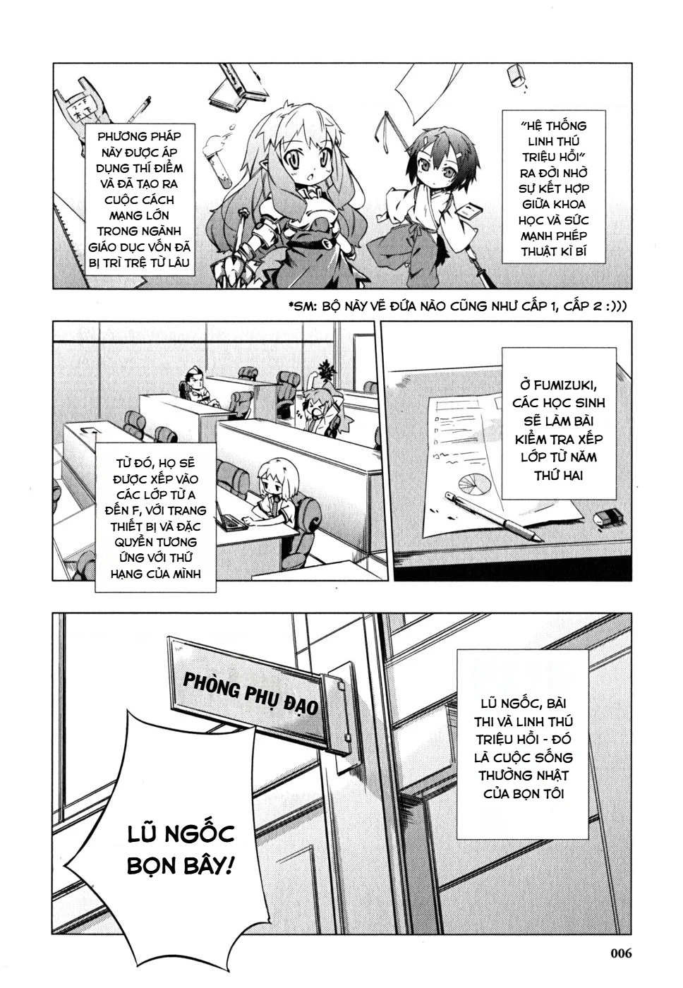 Lũ Ngốc, Bài Thi Và Linh Thú Triệu Hồi Spinout! Đây Là Cuộc Sống Thường Nhật Của Chúng Tôi! Chapter 1 - 6