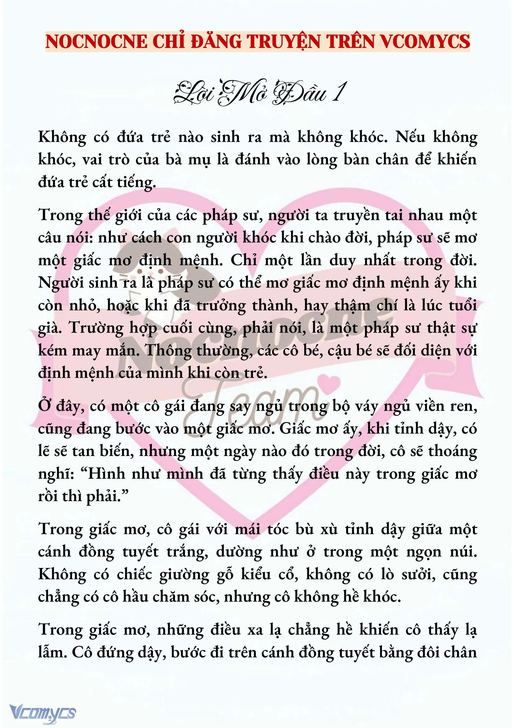 [NOVEL] CÁ RỪNG KHÔN NGOAN Chapter  0.1 - 2