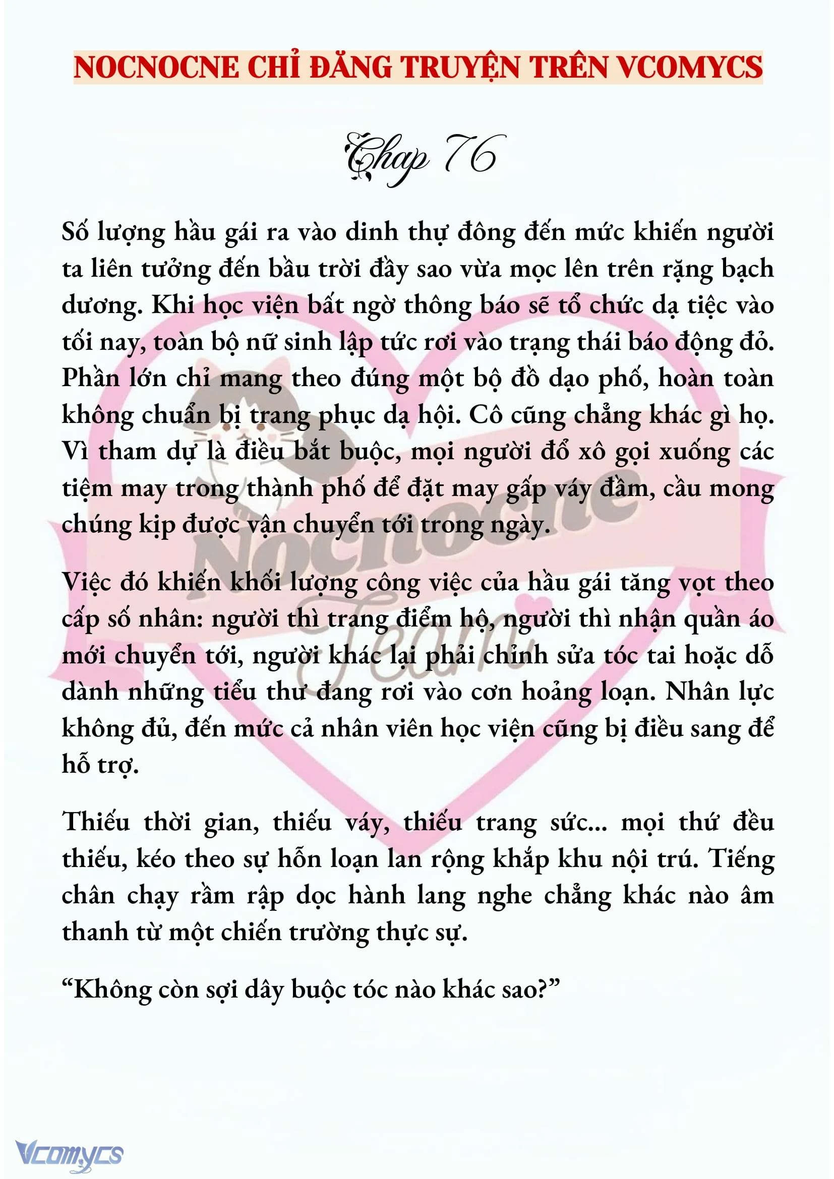 [NOVEL] CÁ RỪNG KHÔN NGOAN Chapter  76 - 2