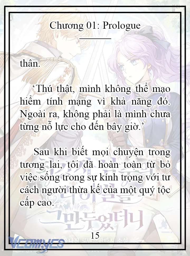 [Novel] Tôi Không Còn Là Đối Thủ Của Nam Chính Chapter  1 - 16