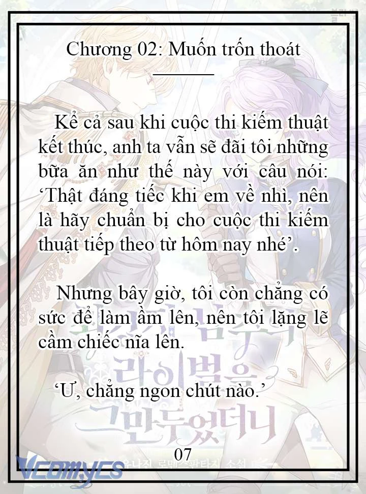 [Novel] Tôi Không Còn Là Đối Thủ Của Nam Chính Chapter  2 - 8