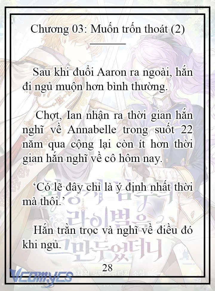 [Novel] Tôi Không Còn Là Đối Thủ Của Nam Chính Chapter  3 - 29