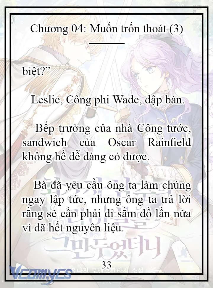 [Novel] Tôi Không Còn Là Đối Thủ Của Nam Chính Chapter  4 - 34