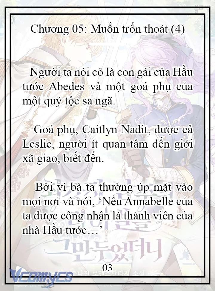[Novel] Tôi Không Còn Là Đối Thủ Của Nam Chính Chapter  5 - 4