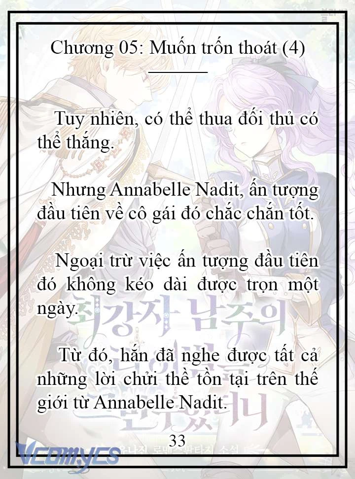 [Novel] Tôi Không Còn Là Đối Thủ Của Nam Chính Chapter  5 - 34