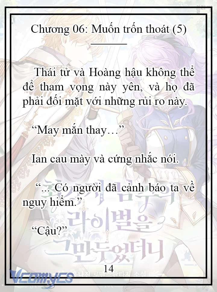 [Novel] Tôi Không Còn Là Đối Thủ Của Nam Chính Chapter  6 - 15