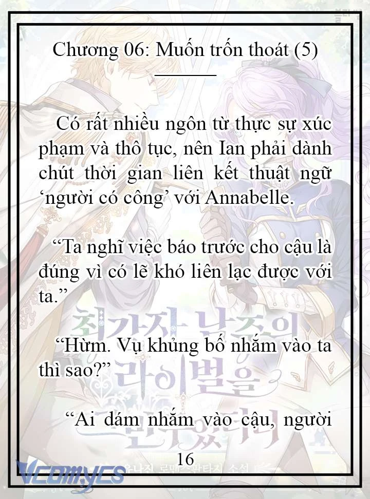 [Novel] Tôi Không Còn Là Đối Thủ Của Nam Chính Chapter  6 - 17