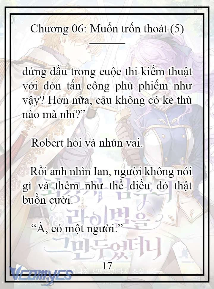 [Novel] Tôi Không Còn Là Đối Thủ Của Nam Chính Chapter  6 - 18