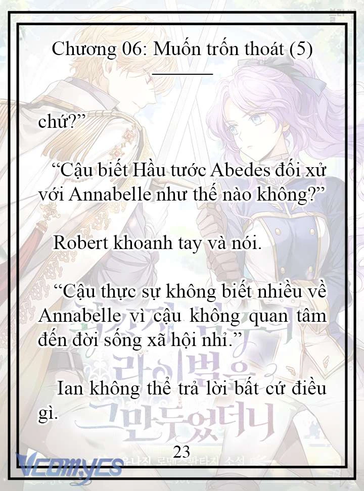 [Novel] Tôi Không Còn Là Đối Thủ Của Nam Chính Chapter  6 - 24