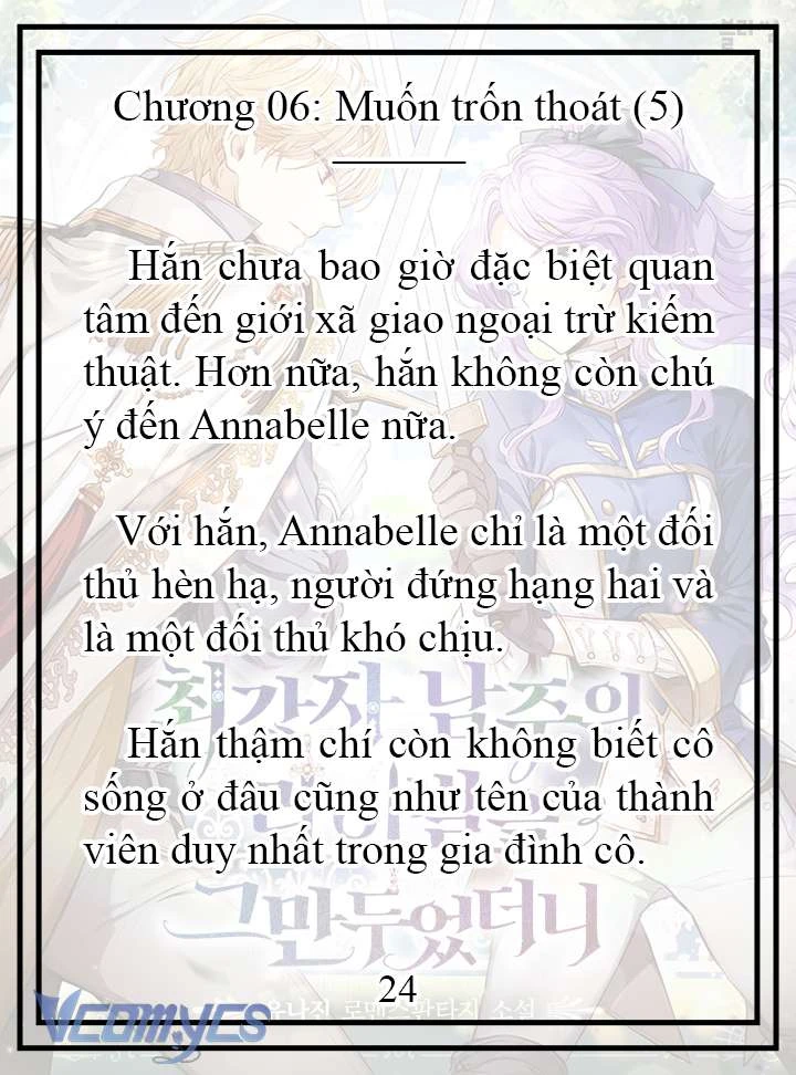 [Novel] Tôi Không Còn Là Đối Thủ Của Nam Chính Chapter  6 - 25
