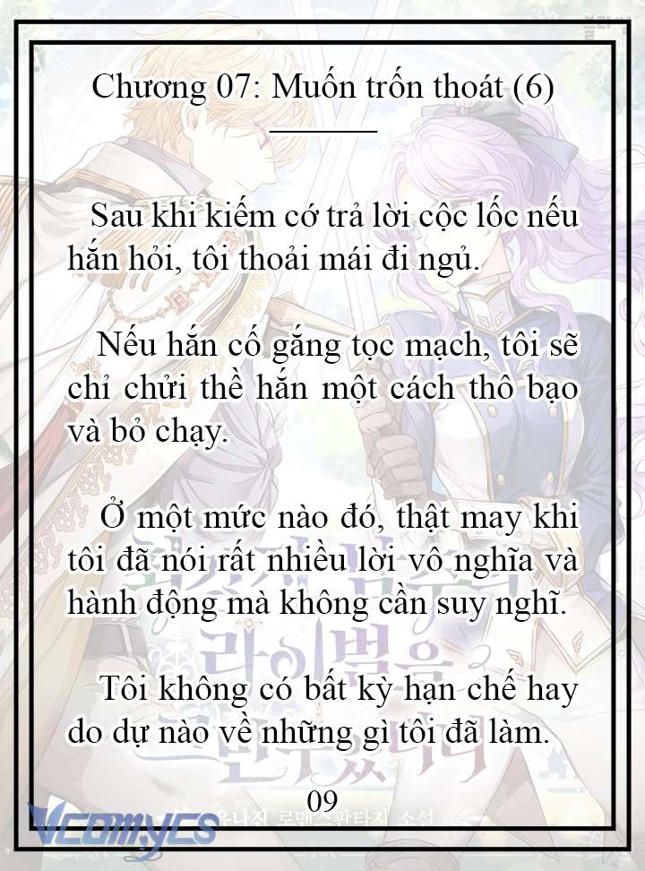 [Novel] Tôi Không Còn Là Đối Thủ Của Nam Chính Chapter  7 - 10