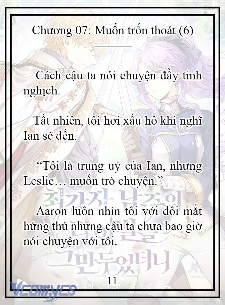 [Novel] Tôi Không Còn Là Đối Thủ Của Nam Chính Chapter  7 - 12