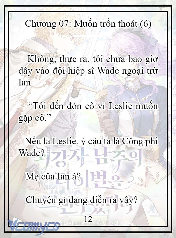 [Novel] Tôi Không Còn Là Đối Thủ Của Nam Chính Chapter  7 - 13