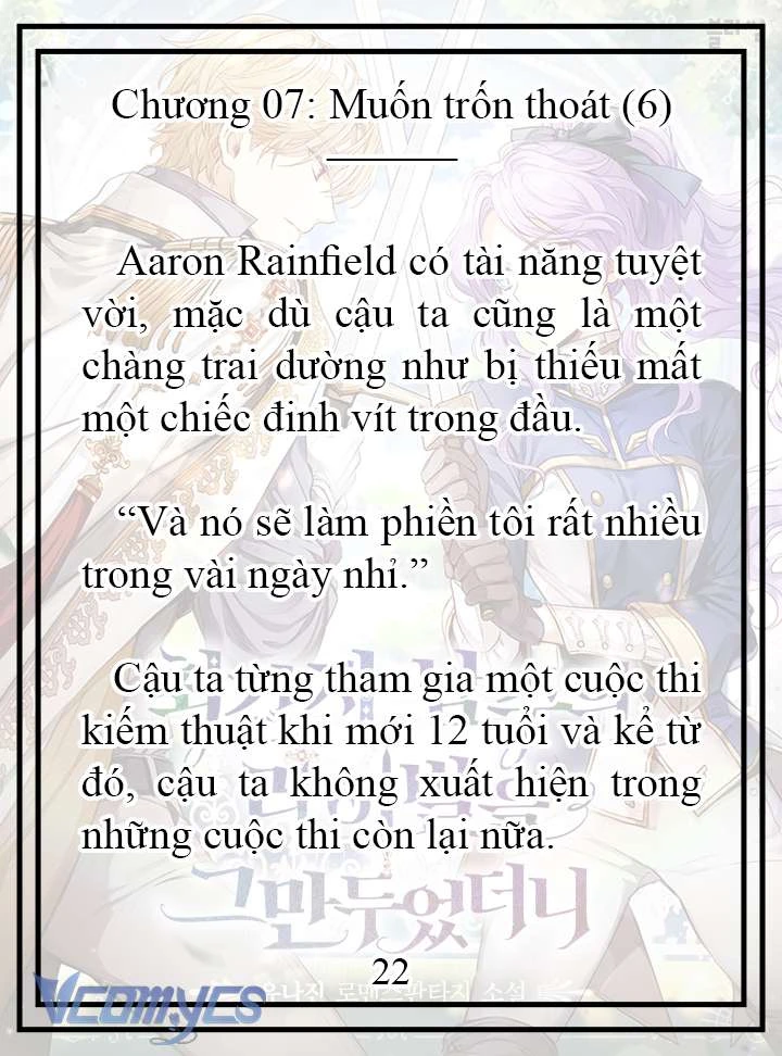 [Novel] Tôi Không Còn Là Đối Thủ Của Nam Chính Chapter  7 - 23