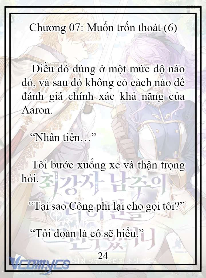 [Novel] Tôi Không Còn Là Đối Thủ Của Nam Chính Chapter  7 - 25
