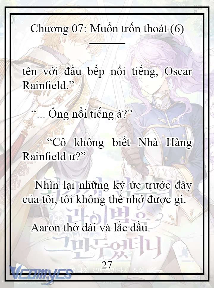 [Novel] Tôi Không Còn Là Đối Thủ Của Nam Chính Chapter  7 - 28