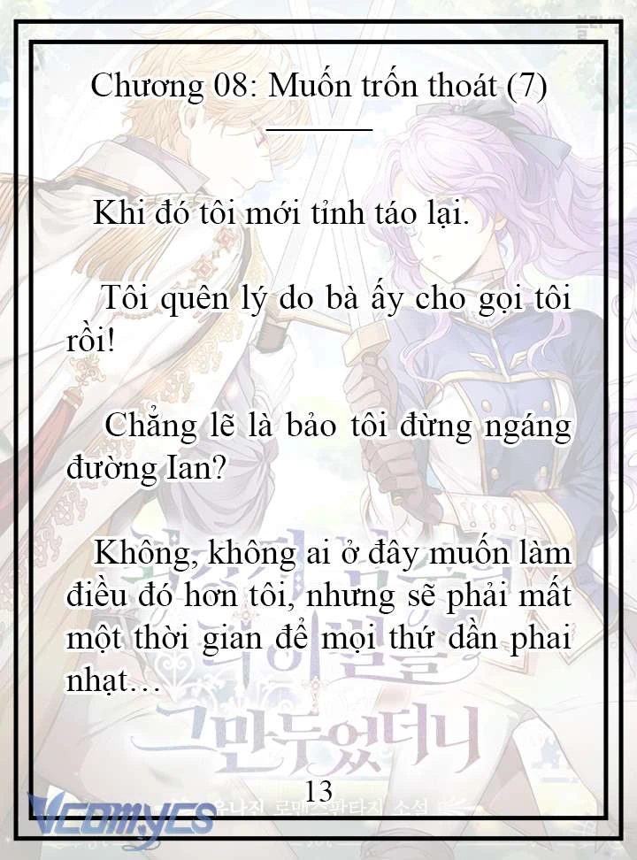 [Novel] Tôi Không Còn Là Đối Thủ Của Nam Chính Chapter  8 - 14