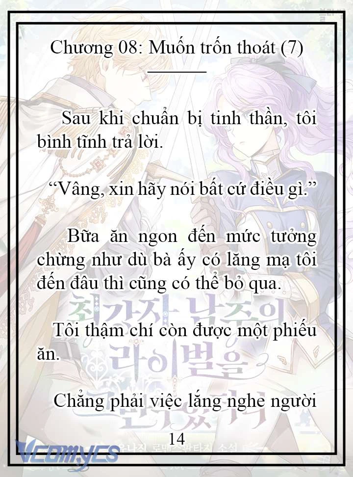 [Novel] Tôi Không Còn Là Đối Thủ Của Nam Chính Chapter  8 - 15