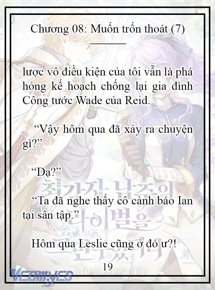 [Novel] Tôi Không Còn Là Đối Thủ Của Nam Chính Chapter  8 - 20