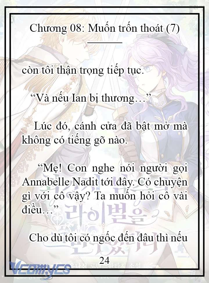 [Novel] Tôi Không Còn Là Đối Thủ Của Nam Chính Chapter  8 - 25