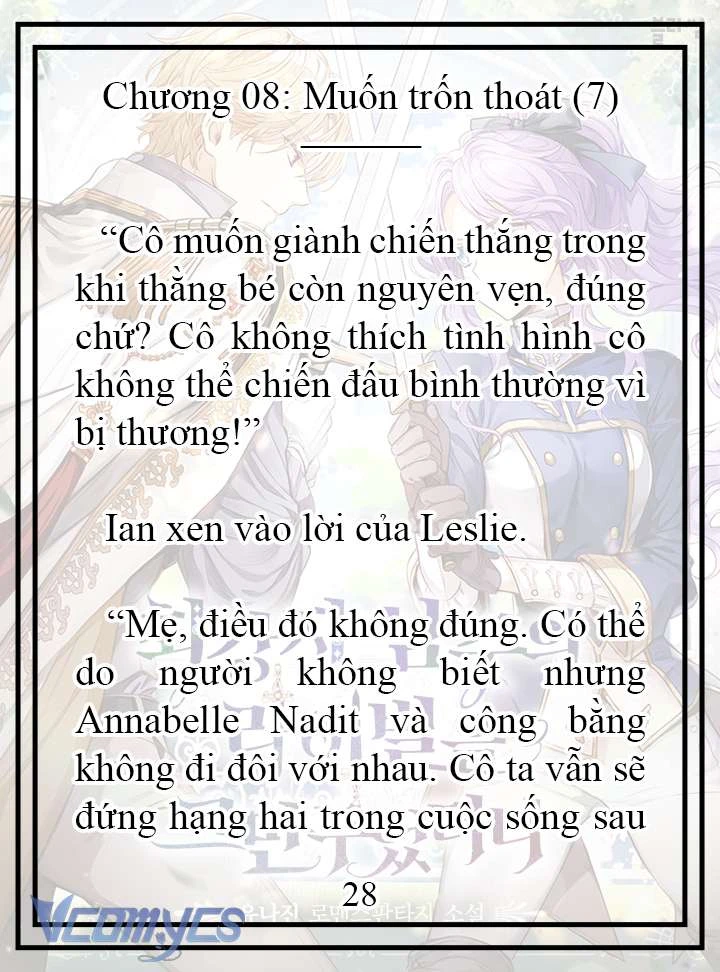 [Novel] Tôi Không Còn Là Đối Thủ Của Nam Chính Chapter  8 - 29
