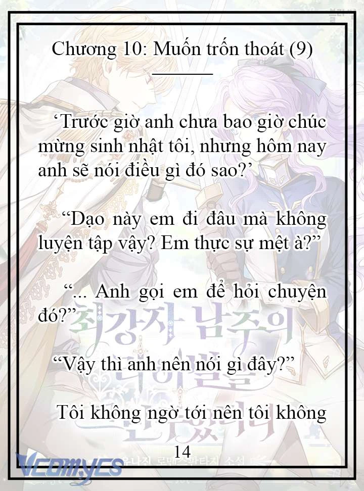 [Novel] Tôi Không Còn Là Đối Thủ Của Nam Chính Chapter  10 - 15