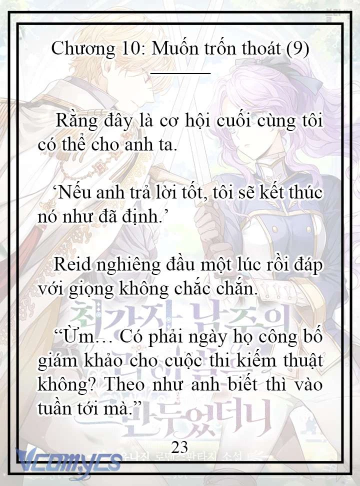 [Novel] Tôi Không Còn Là Đối Thủ Của Nam Chính Chapter  10 - 24