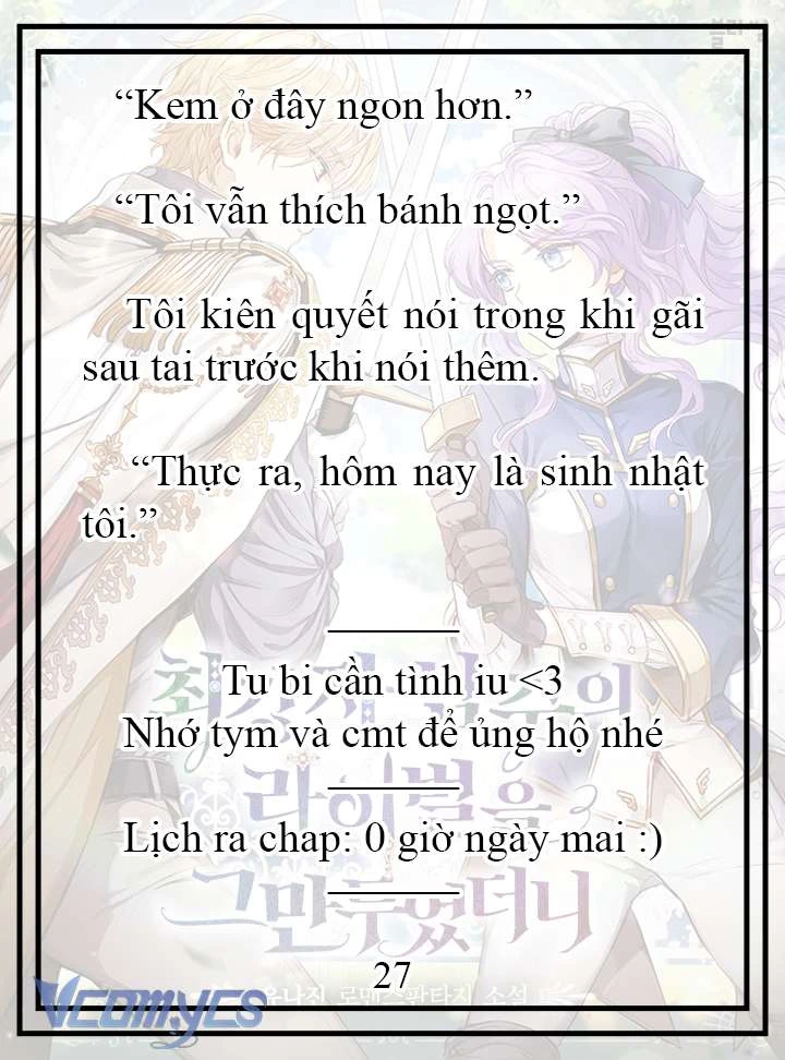 [Novel] Tôi Không Còn Là Đối Thủ Của Nam Chính Chapter  11 - 28