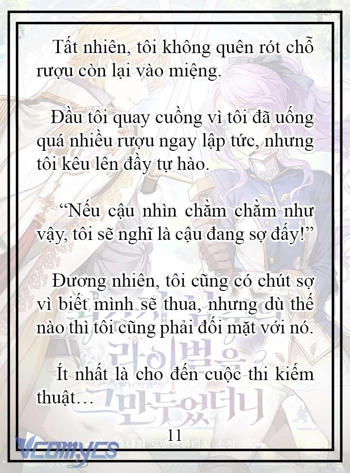 [Novel] Tôi Không Còn Là Đối Thủ Của Nam Chính Chapter  13 - 12