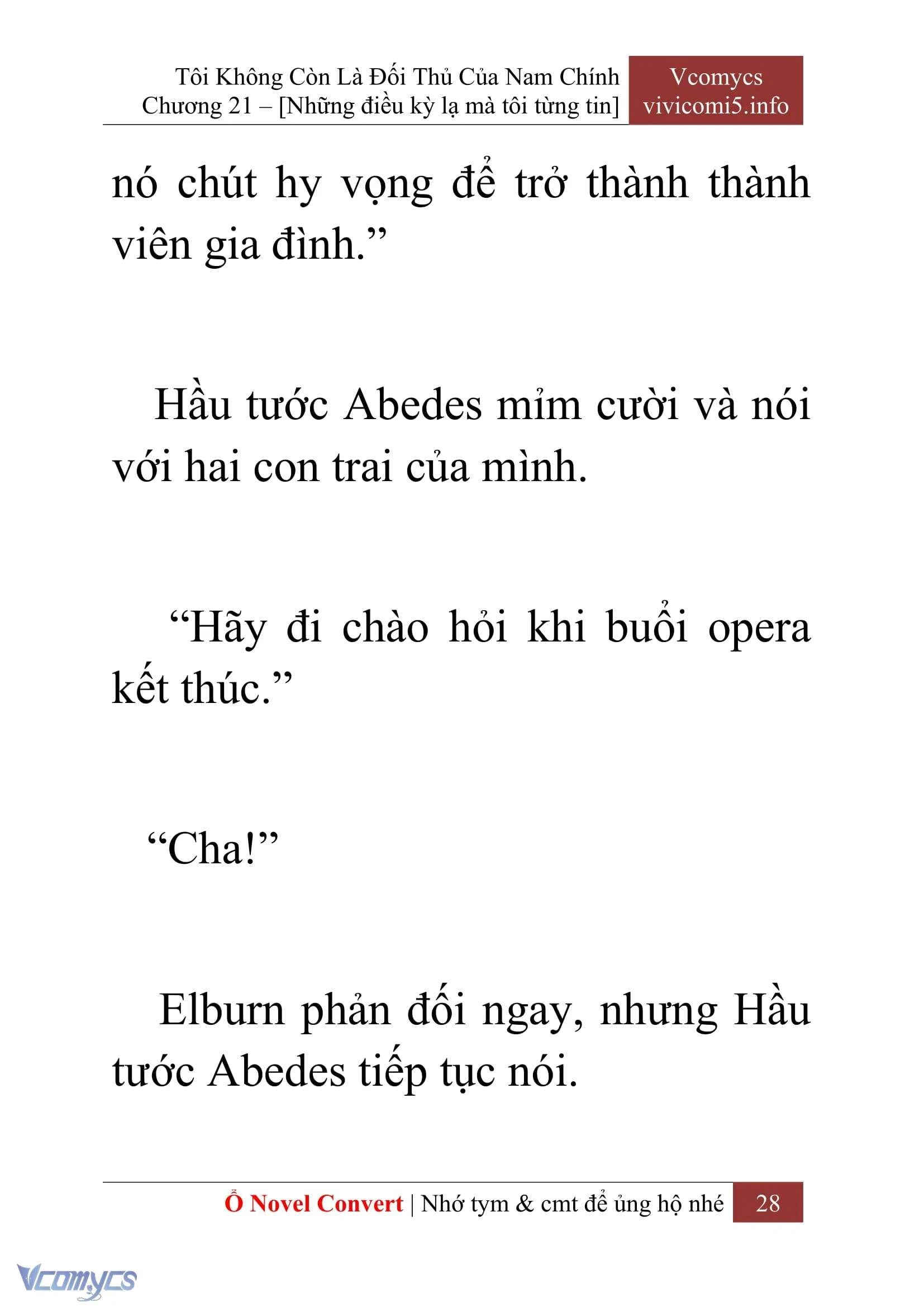 [Novel] Tôi Không Còn Là Đối Thủ Của Nam Chính Chapter  21 - 30