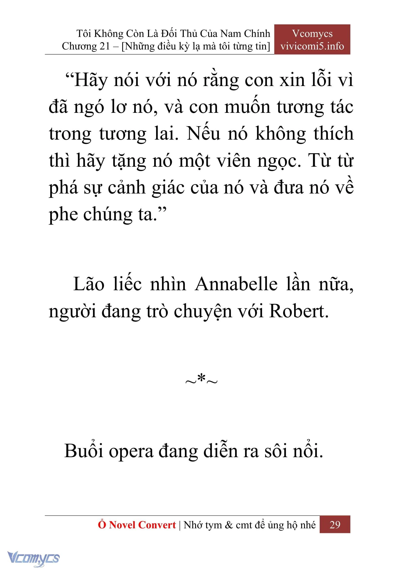 [Novel] Tôi Không Còn Là Đối Thủ Của Nam Chính Chapter  21 - 31