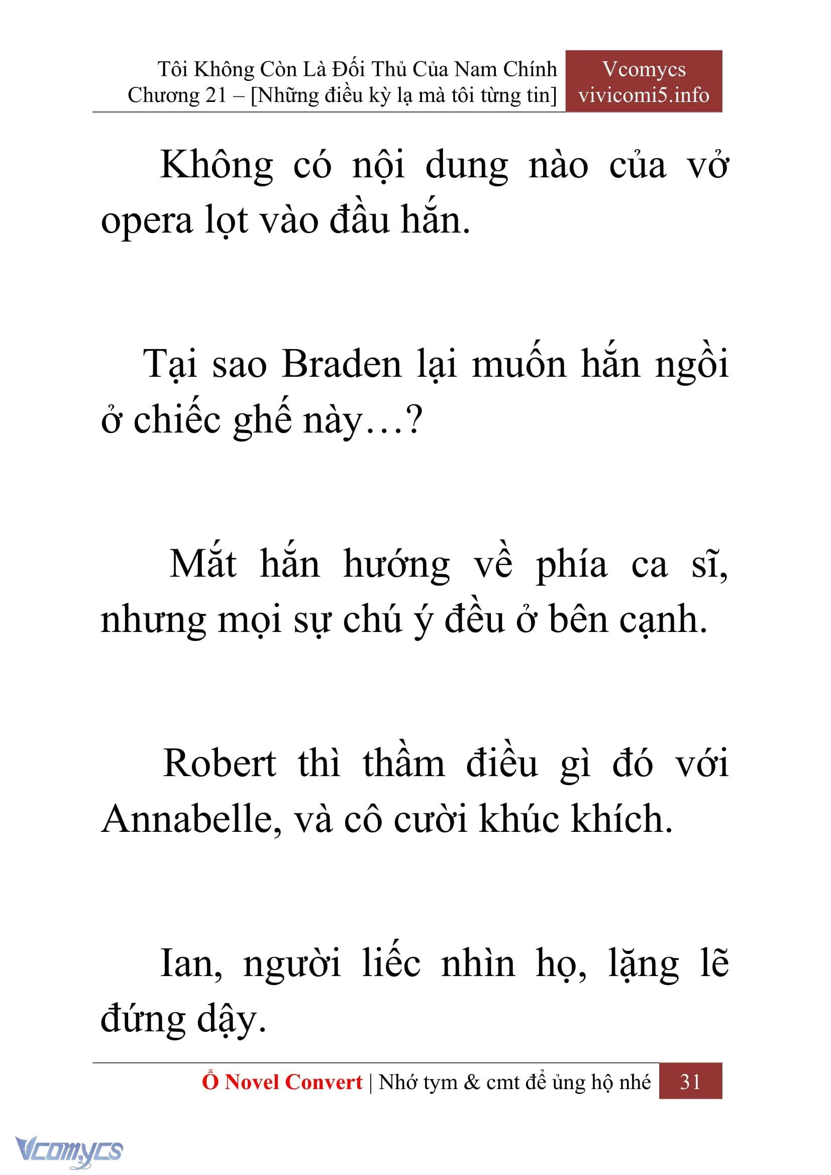 [Novel] Tôi Không Còn Là Đối Thủ Của Nam Chính Chapter  21 - 33