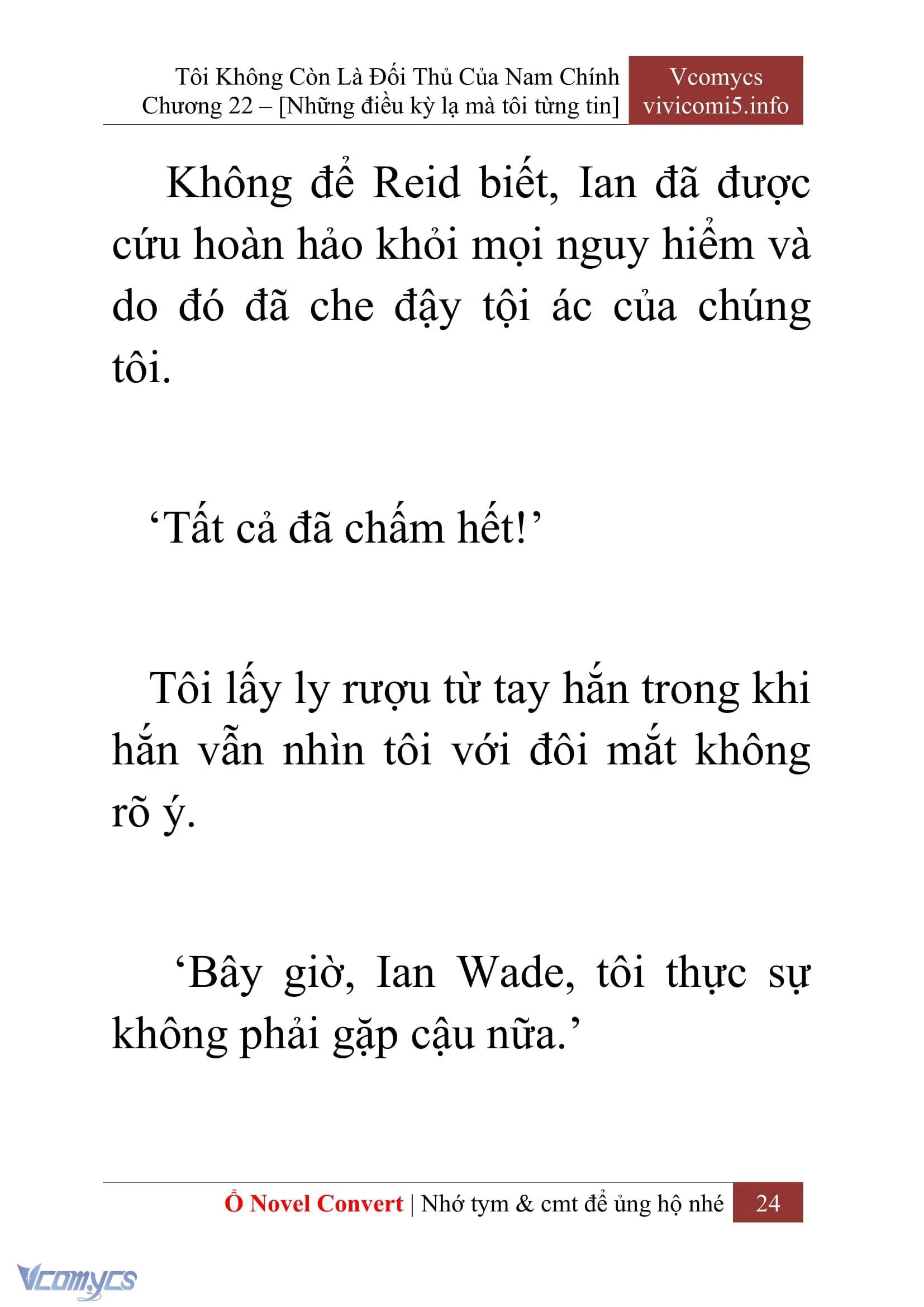 [Novel] Tôi Không Còn Là Đối Thủ Của Nam Chính Chapter  22 - 26
