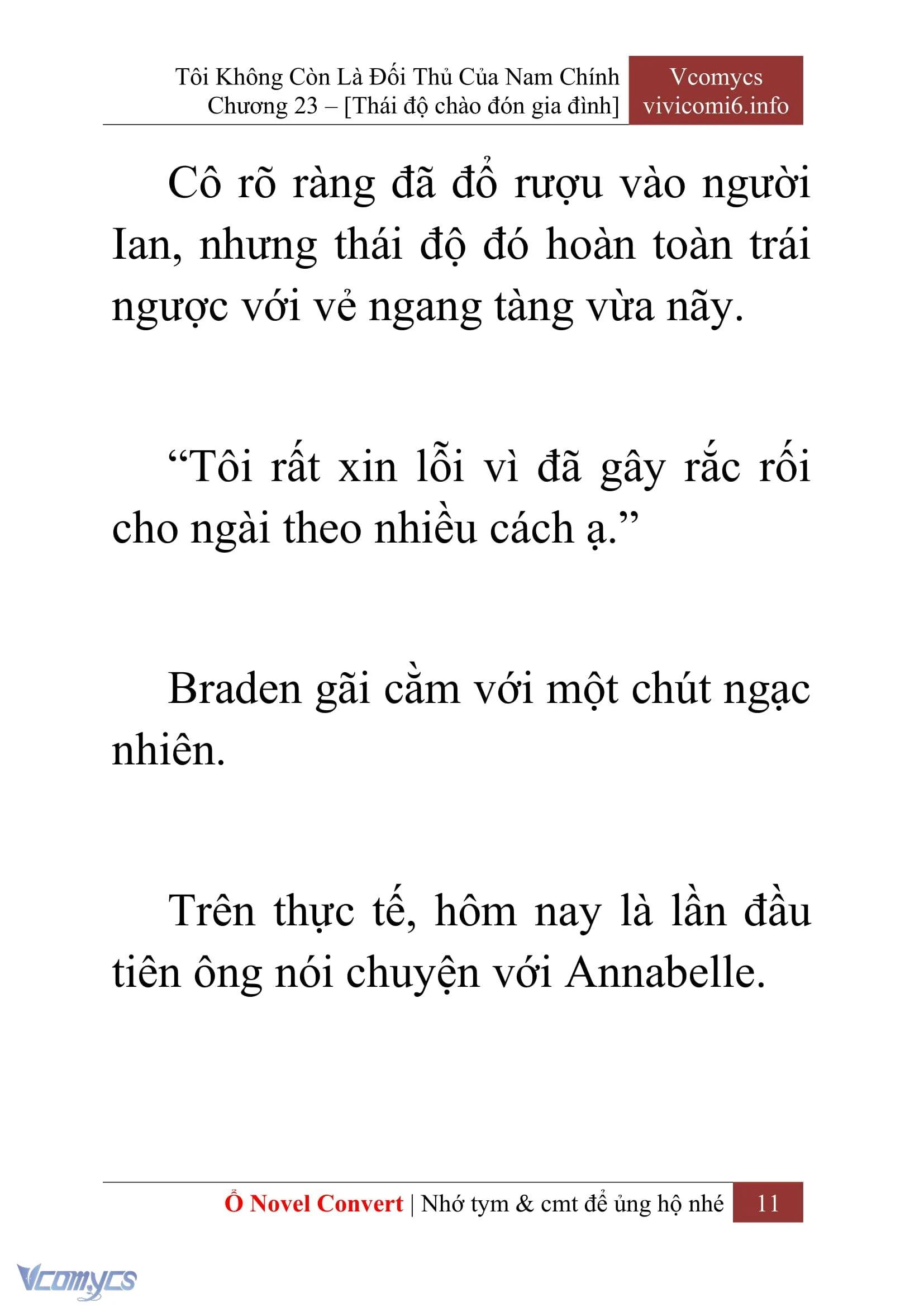 [Novel] Tôi Không Còn Là Đối Thủ Của Nam Chính Chapter  23 - 13