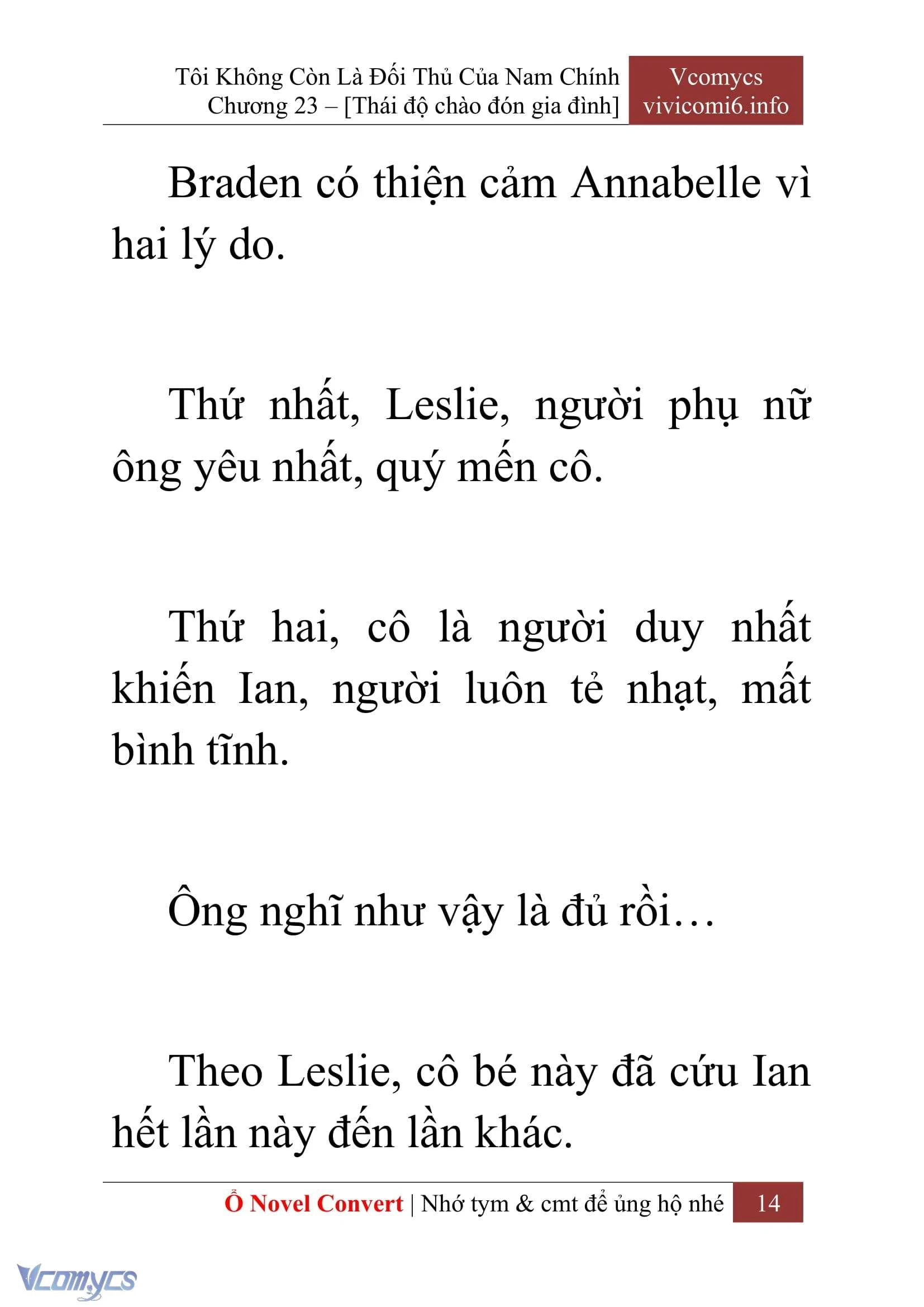 [Novel] Tôi Không Còn Là Đối Thủ Của Nam Chính Chapter  23 - 16
