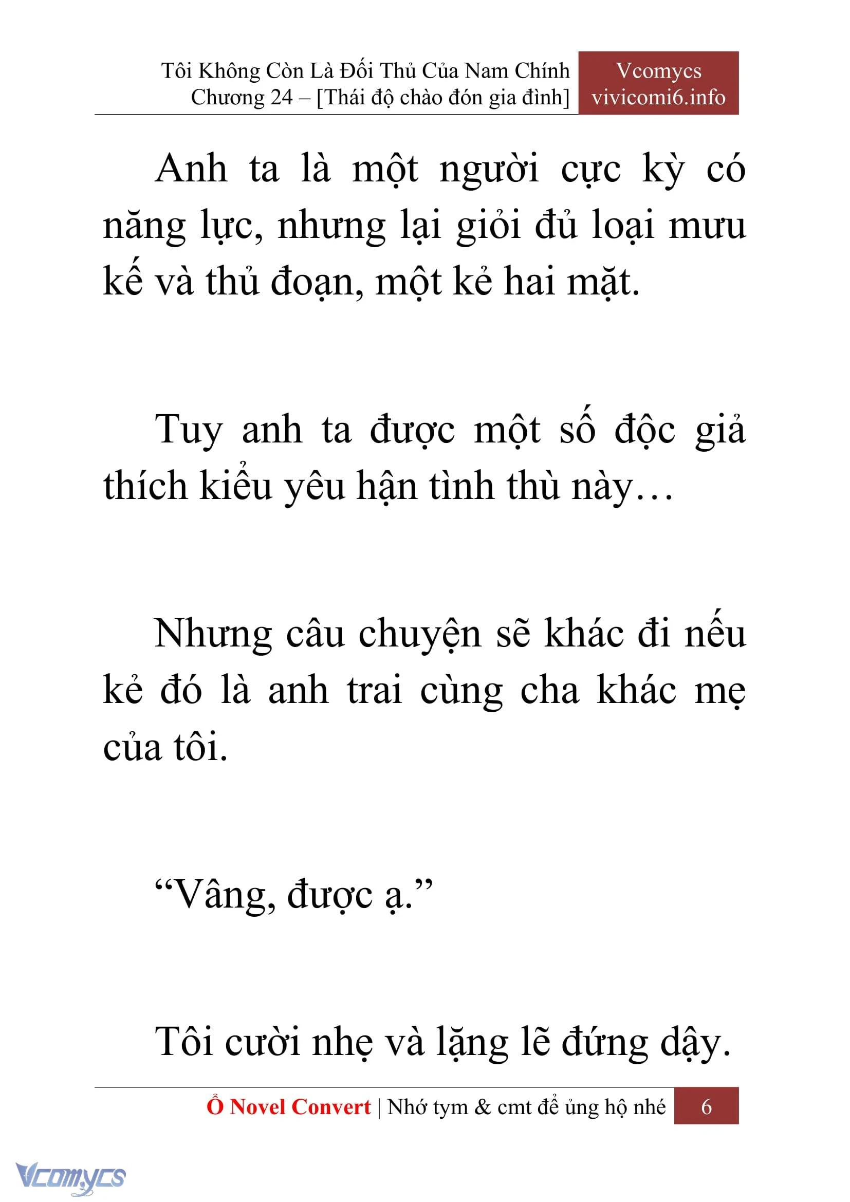 [Novel] Tôi Không Còn Là Đối Thủ Của Nam Chính Chapter  24 - 8