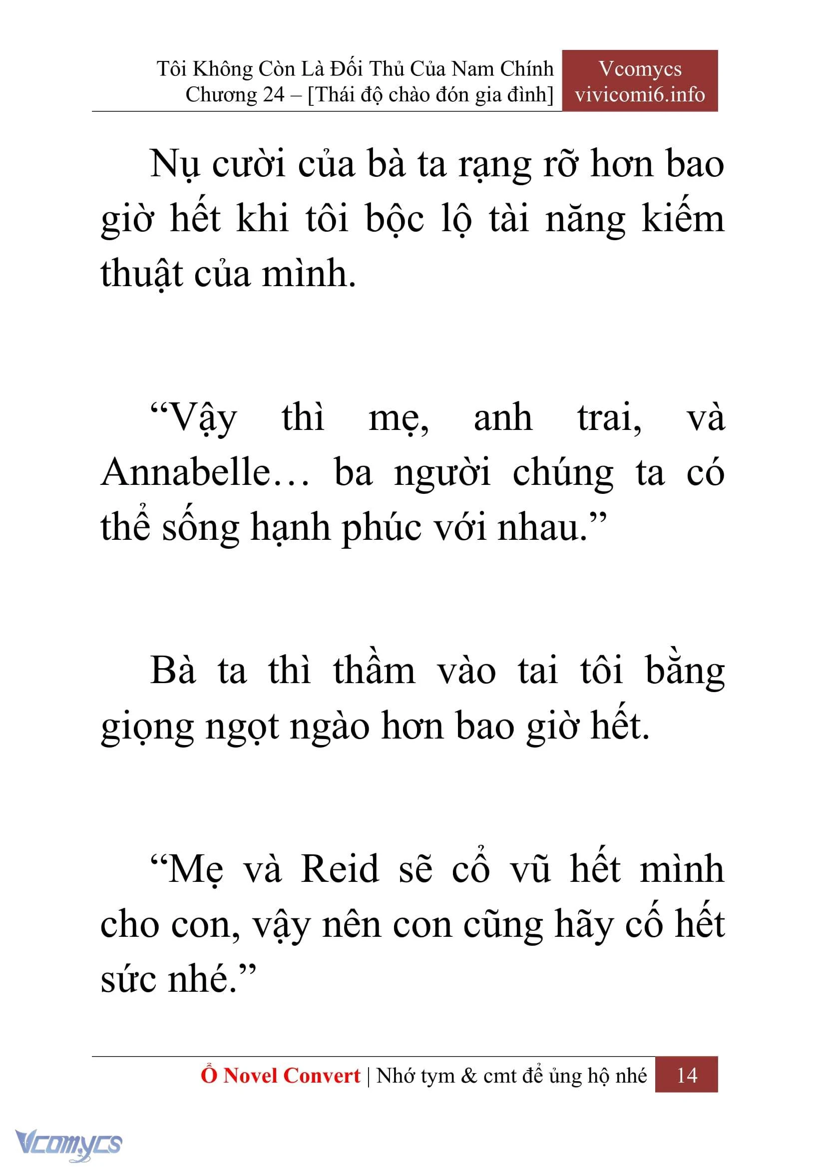 [Novel] Tôi Không Còn Là Đối Thủ Của Nam Chính Chapter  24 - 16