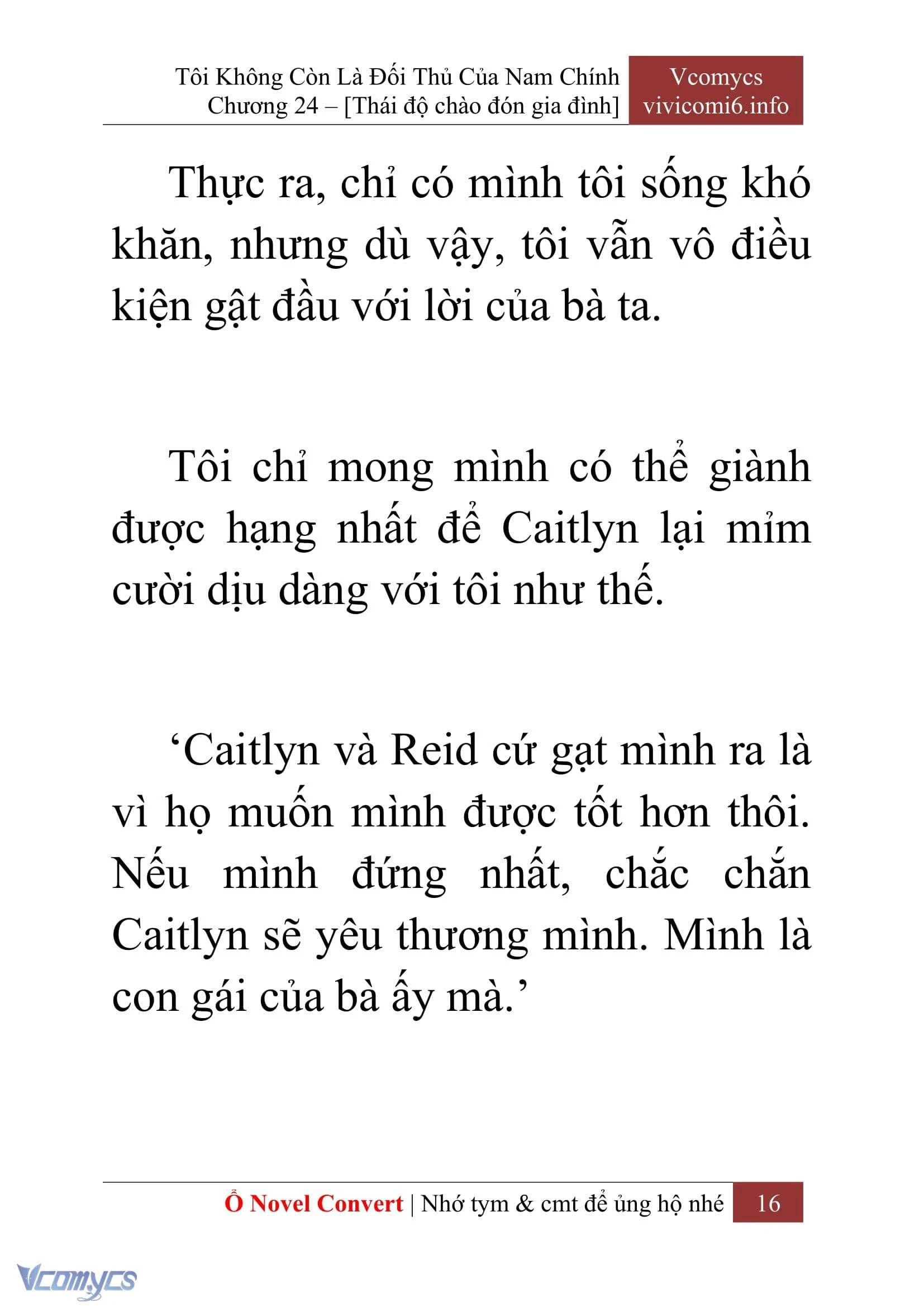 [Novel] Tôi Không Còn Là Đối Thủ Của Nam Chính Chapter  24 - 18