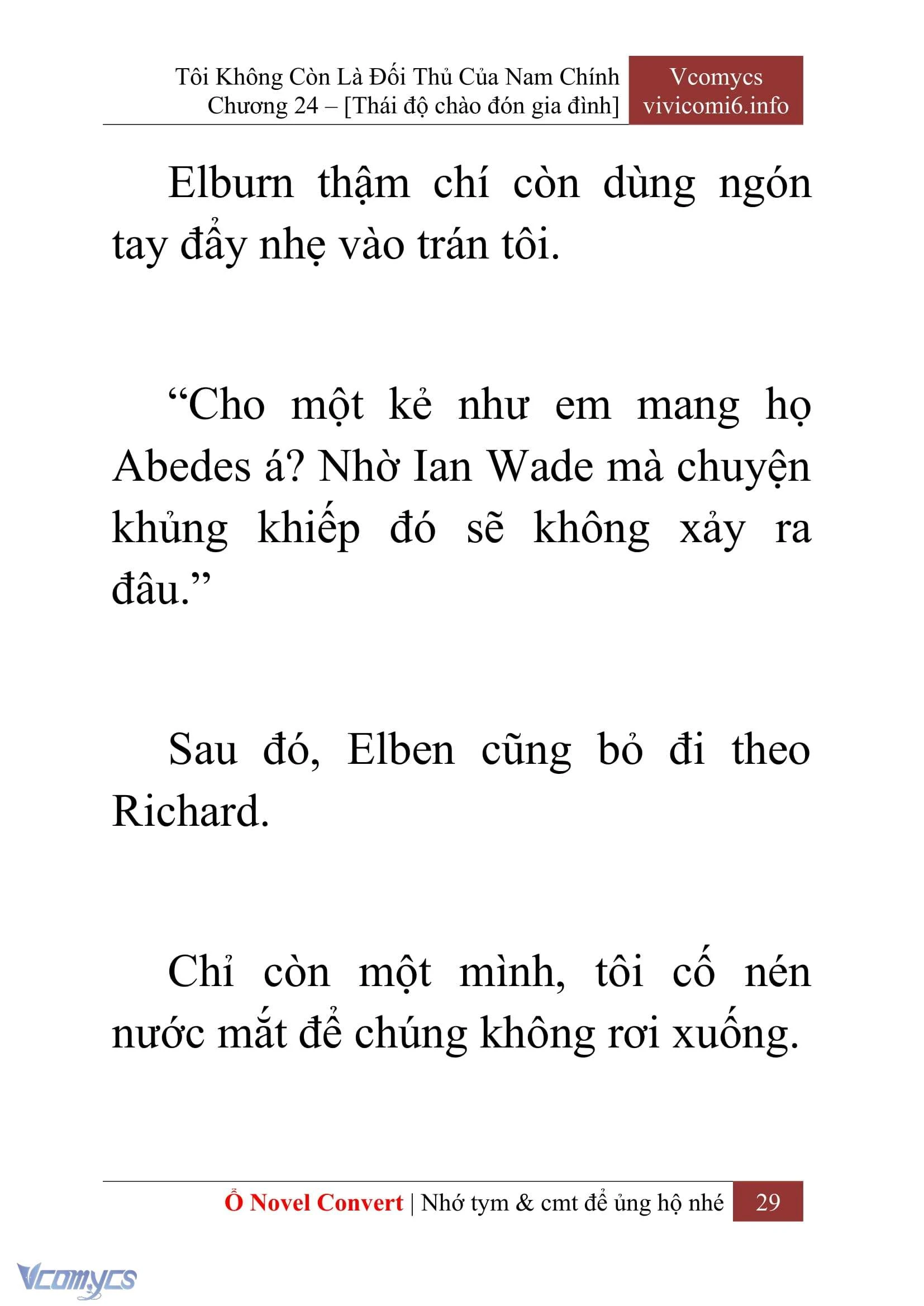 [Novel] Tôi Không Còn Là Đối Thủ Của Nam Chính Chapter  24 - 31