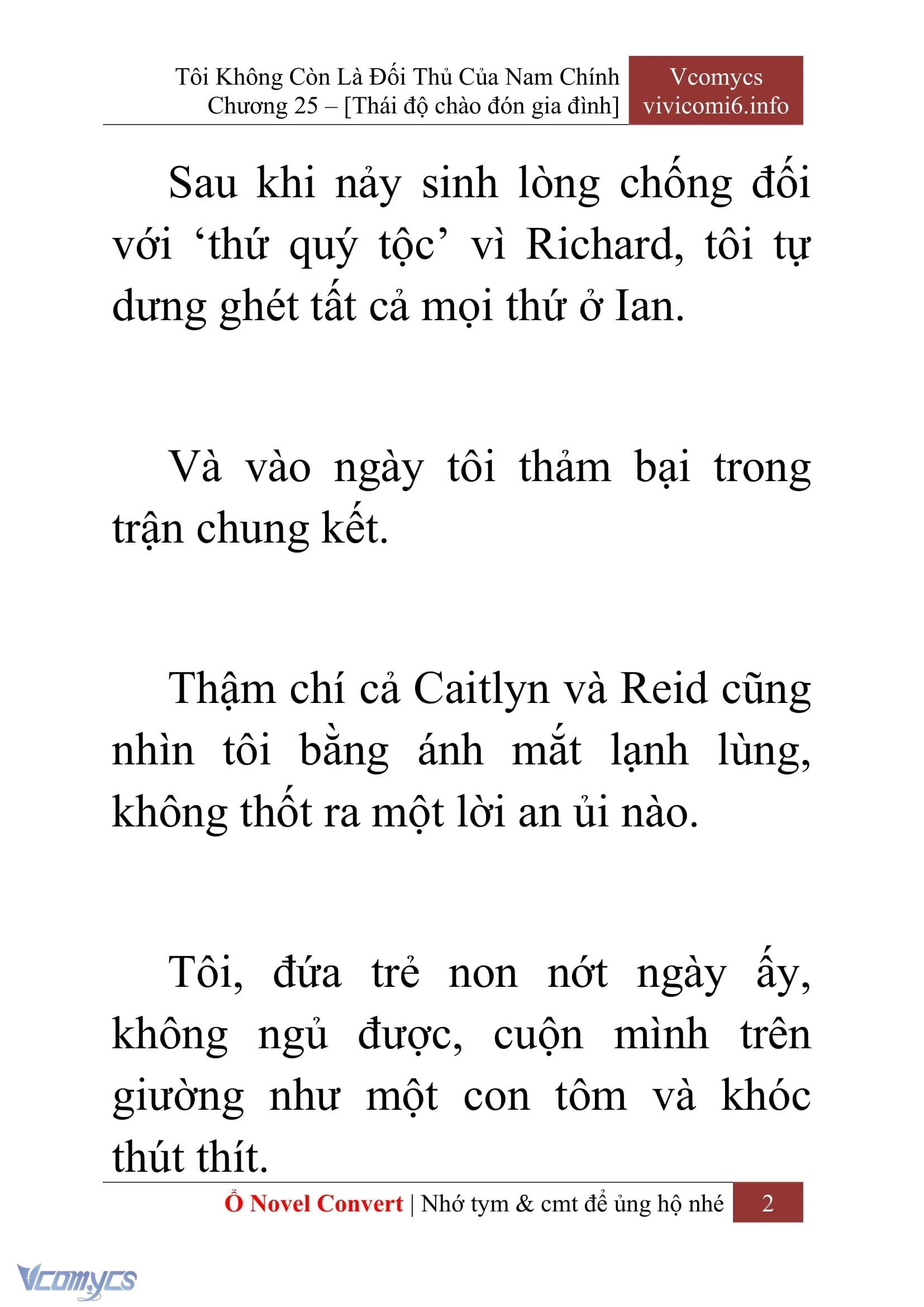 [Novel] Tôi Không Còn Là Đối Thủ Của Nam Chính Chapter  25 - 4