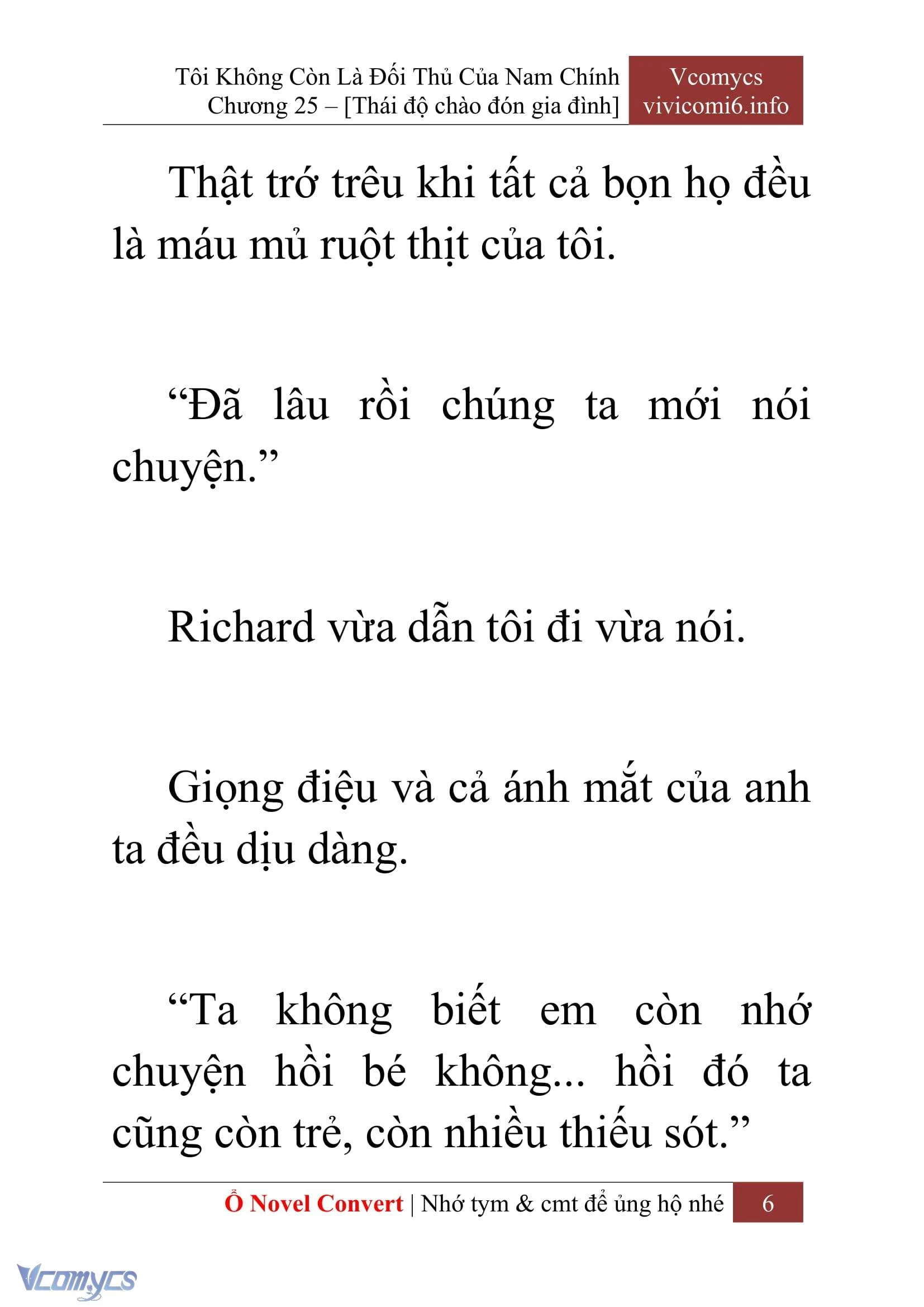 [Novel] Tôi Không Còn Là Đối Thủ Của Nam Chính Chapter  25 - 8
