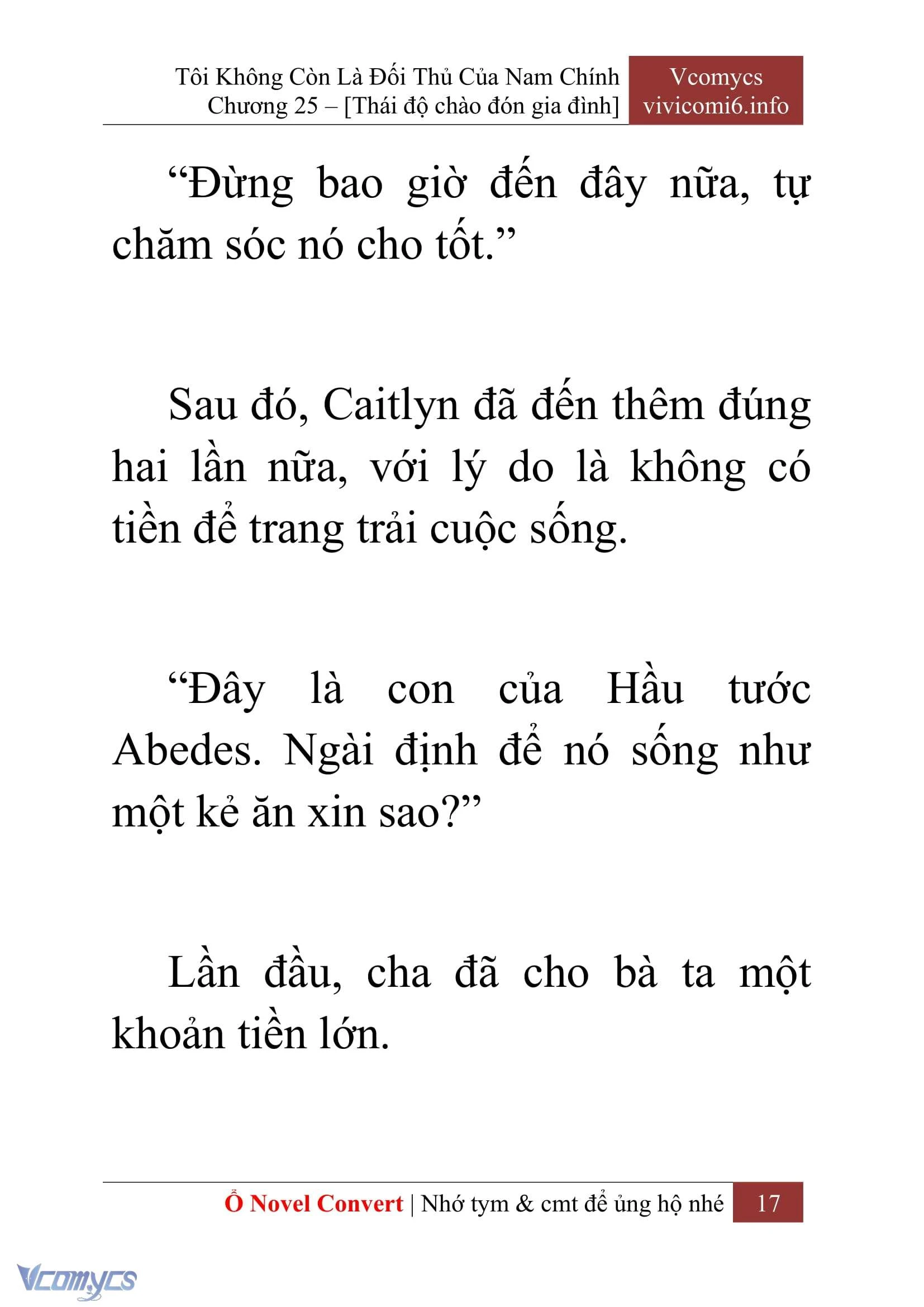 [Novel] Tôi Không Còn Là Đối Thủ Của Nam Chính Chapter  25 - 19