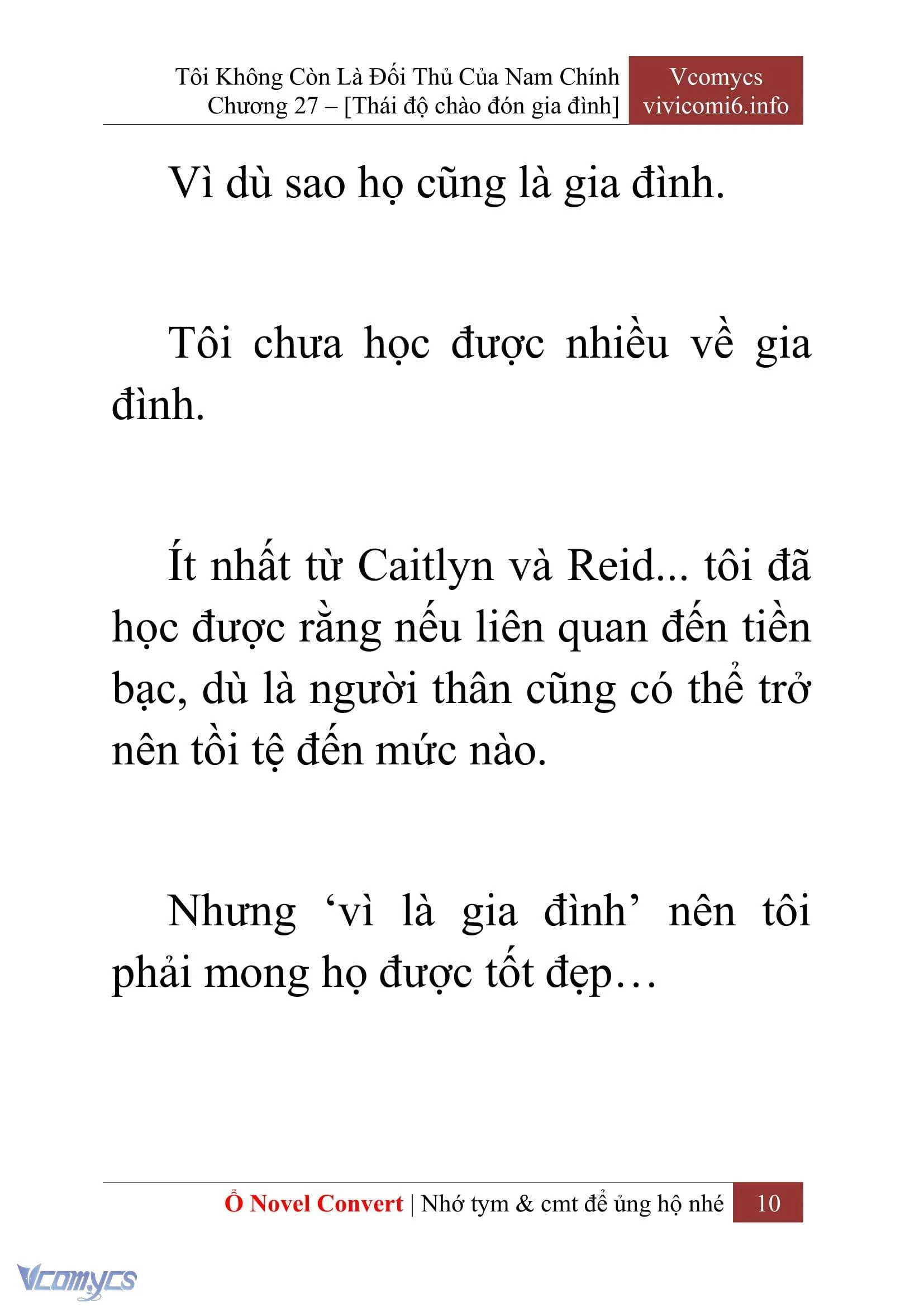 [Novel] Tôi Không Còn Là Đối Thủ Của Nam Chính Chapter  27 - 12