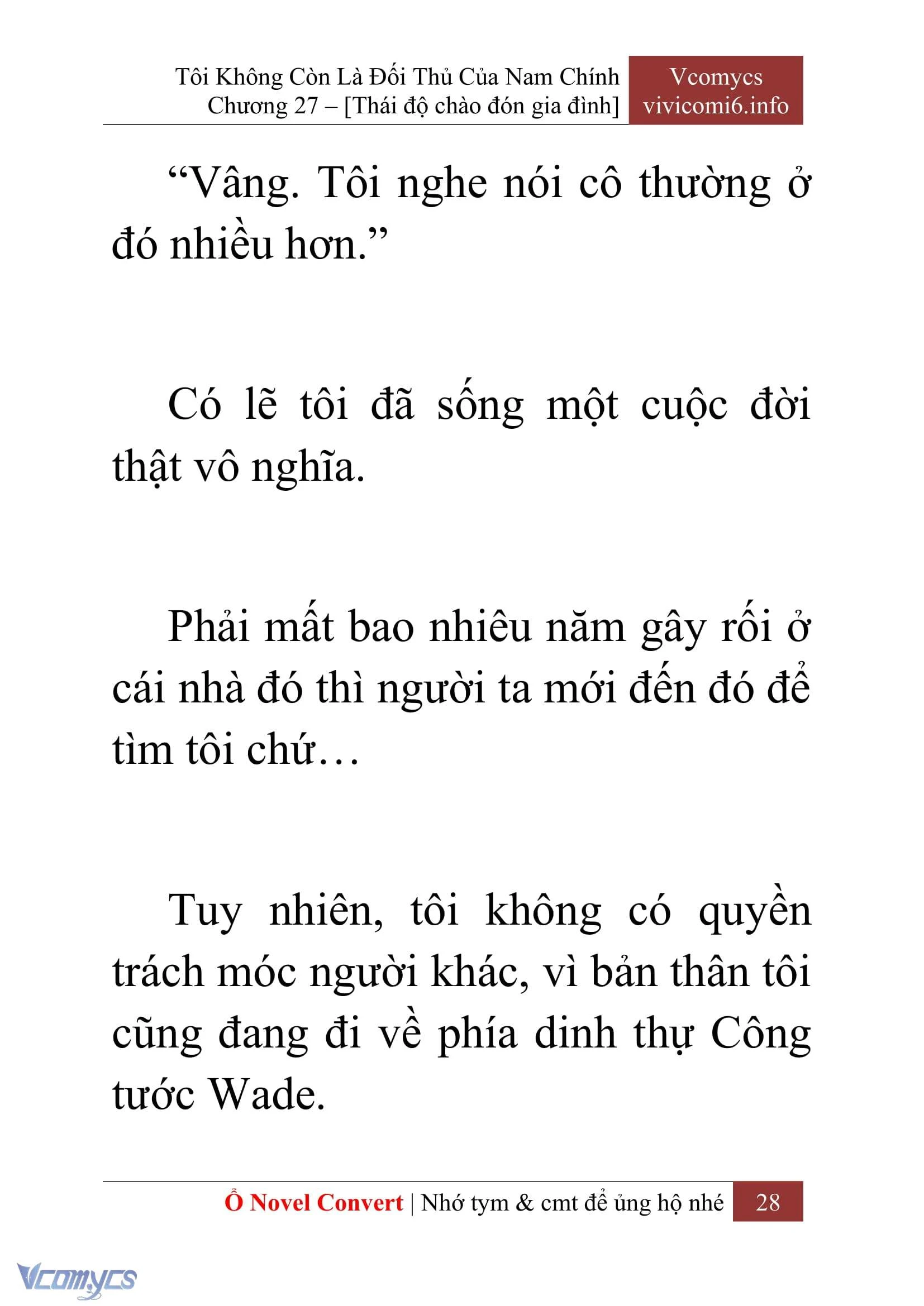 [Novel] Tôi Không Còn Là Đối Thủ Của Nam Chính Chapter  27 - 30
