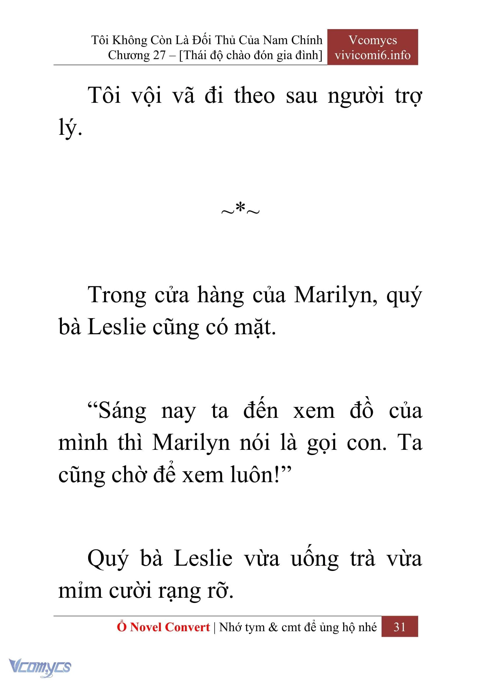 [Novel] Tôi Không Còn Là Đối Thủ Của Nam Chính Chapter  27 - 33