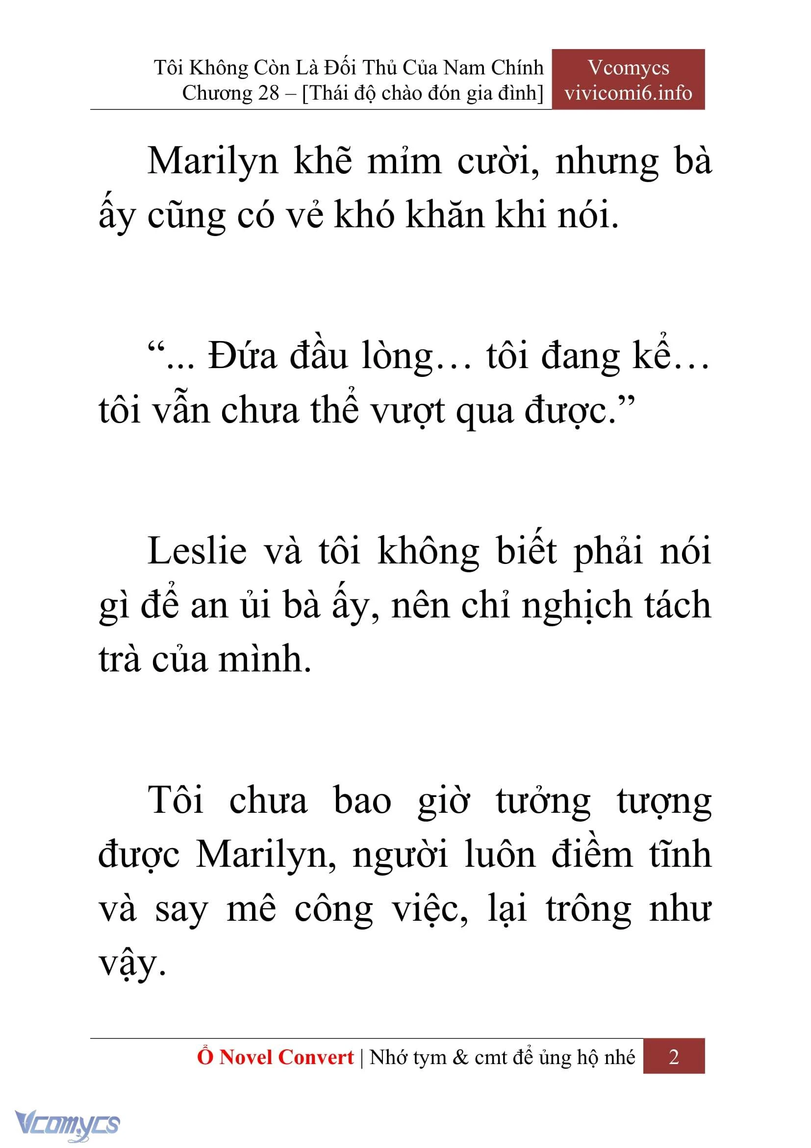 [Novel] Tôi Không Còn Là Đối Thủ Của Nam Chính Chapter  28 - 4
