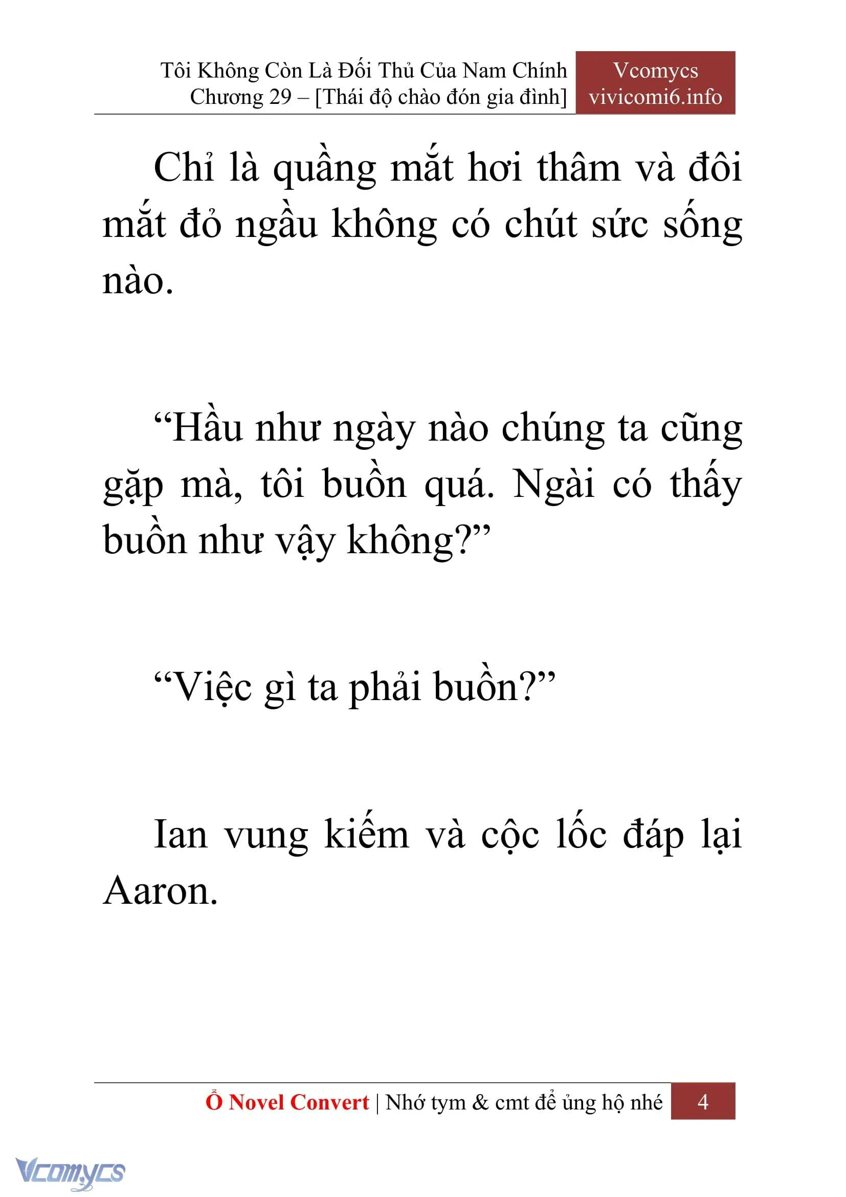 [Novel] Tôi Không Còn Là Đối Thủ Của Nam Chính Chapter  29 - 6