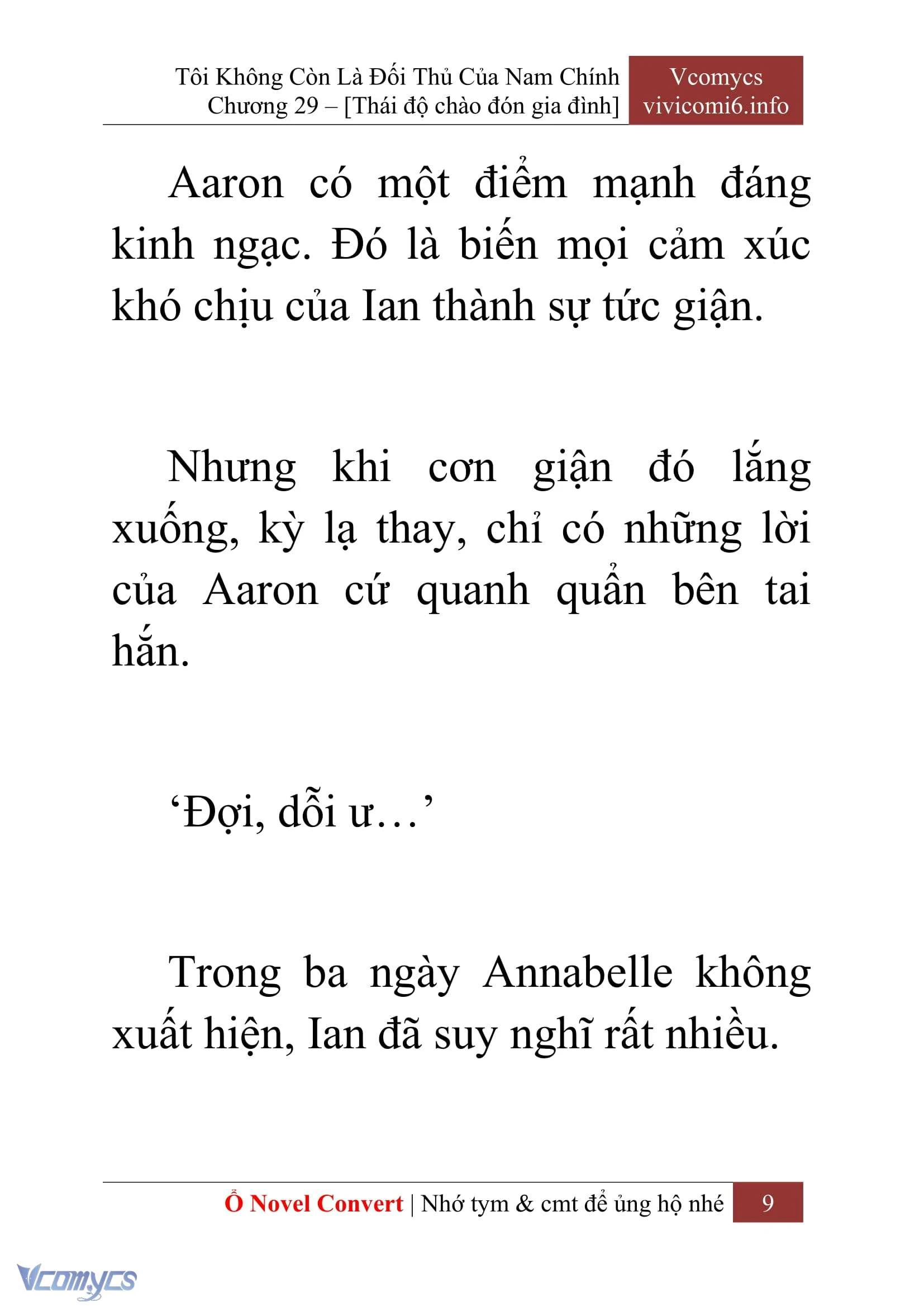 [Novel] Tôi Không Còn Là Đối Thủ Của Nam Chính Chapter  29 - 11