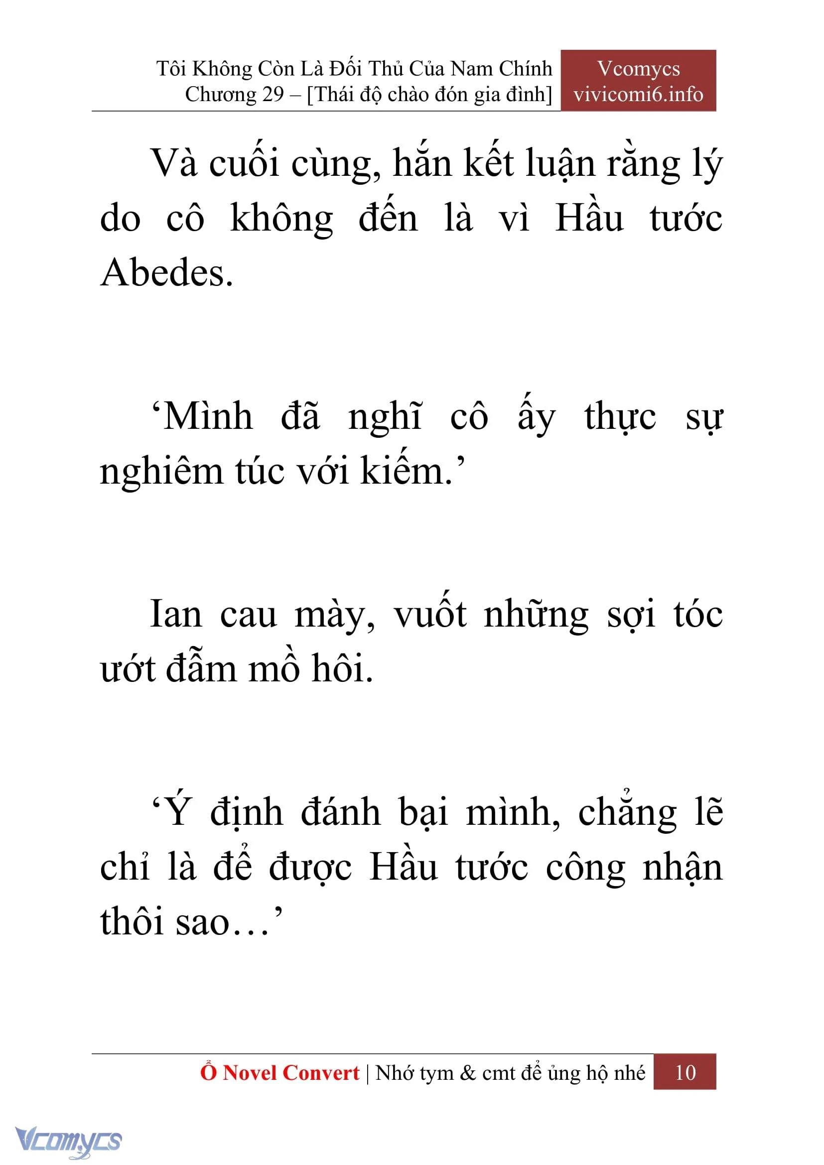 [Novel] Tôi Không Còn Là Đối Thủ Của Nam Chính Chapter  29 - 12