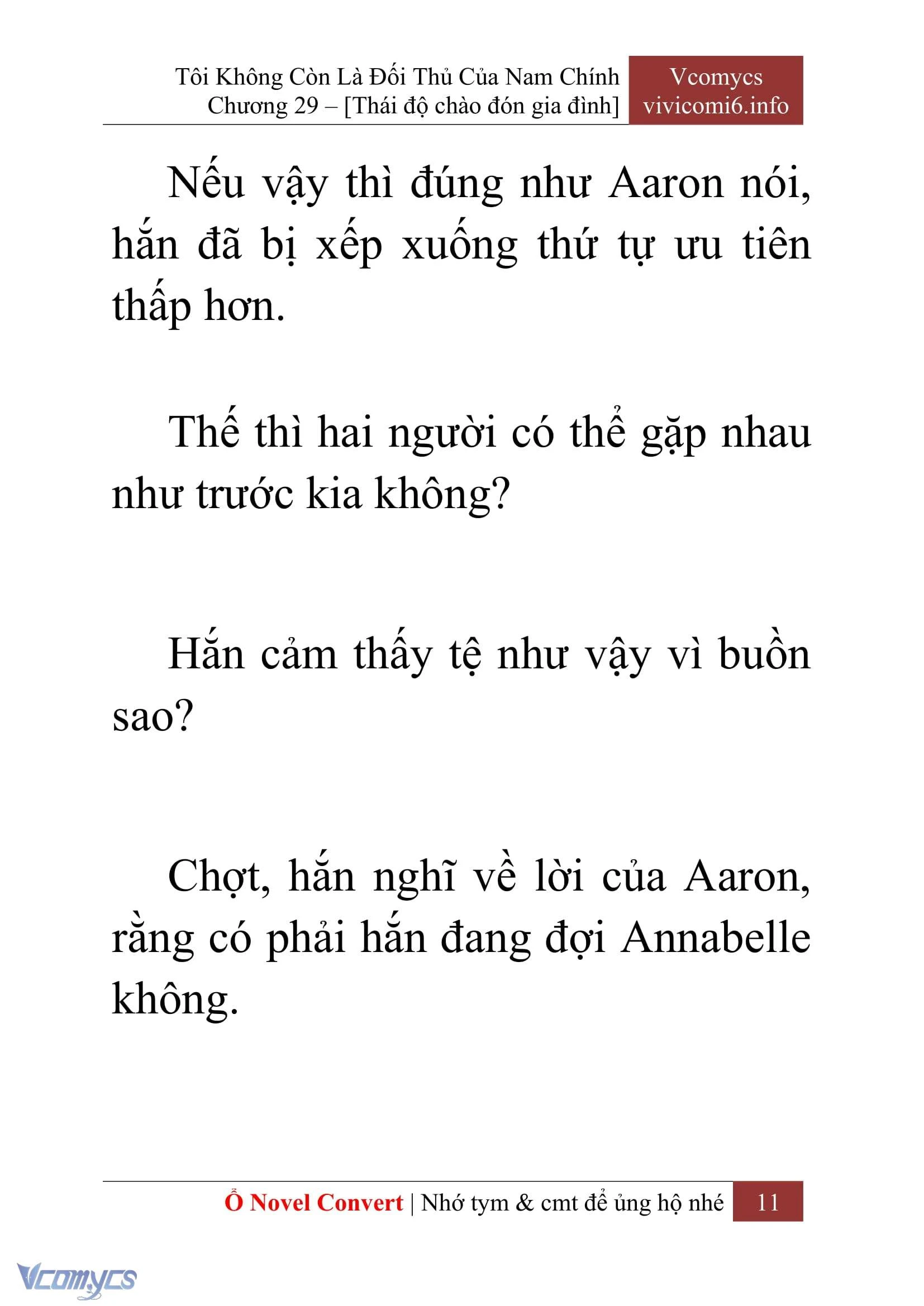 [Novel] Tôi Không Còn Là Đối Thủ Của Nam Chính Chapter  29 - 13